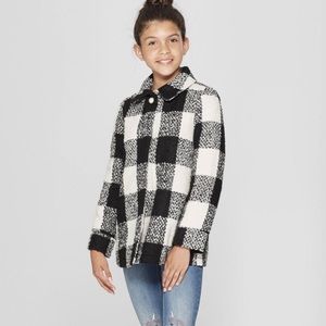 KIDS Checkered winter coat